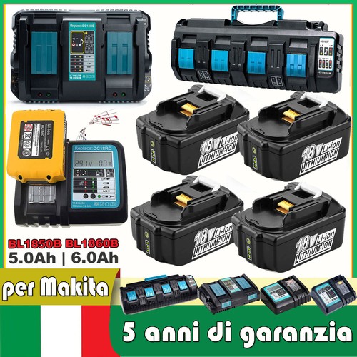 Batteria per makita bl1850b - batteria,